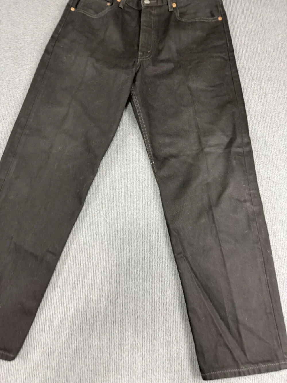Levis 550 Mens Black Jeans Size W34 L30 Relaxed Fit Denim
